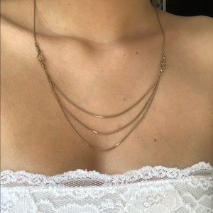 Vintage Gold Stacked Necklace